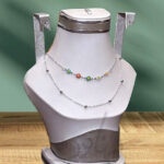 3 Layered Flower Necklace Set
