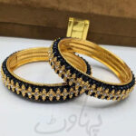 2 Pcs Gold Plated Kara Bangles