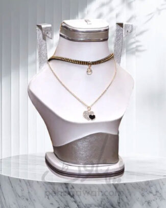 2 Layered Heart Necklace Set
