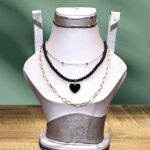 3 Layered Heart Necklace Set