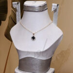 Gold Chain Locket With Tops Set