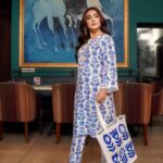 3 Pcs Women's Linen Stitched Block Printed Suit