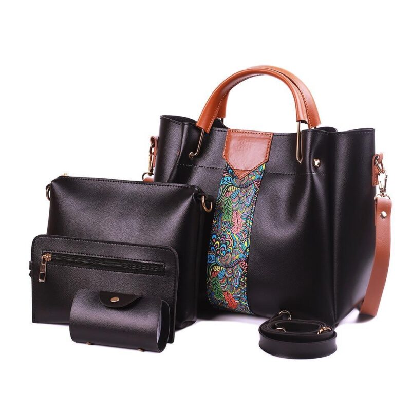 4 Pcs Women’s Royal PU leather Shoulder Bag