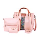 4 Pcs Women’s Royal PU leather Shoulder Bag