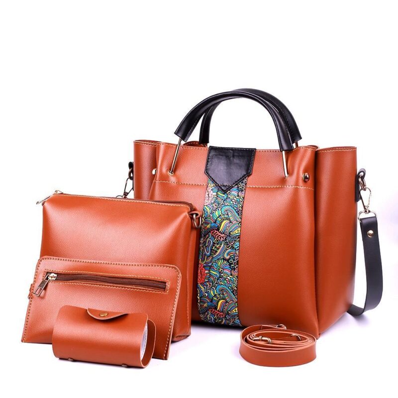 4 Pcs Women’s Royal PU leather Shoulder Bag