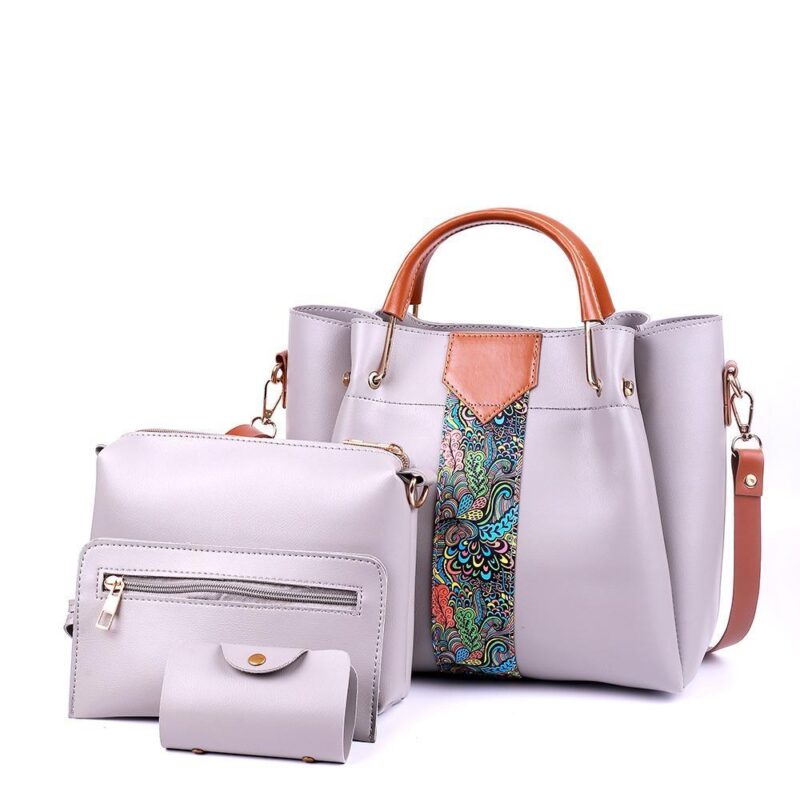 4 Pcs Women’s Royal PU leather Shoulder Bag
